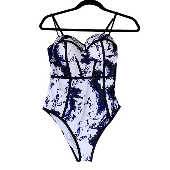 Cupshe Swim Cupshe One Piece Padded With Optional Straps Size